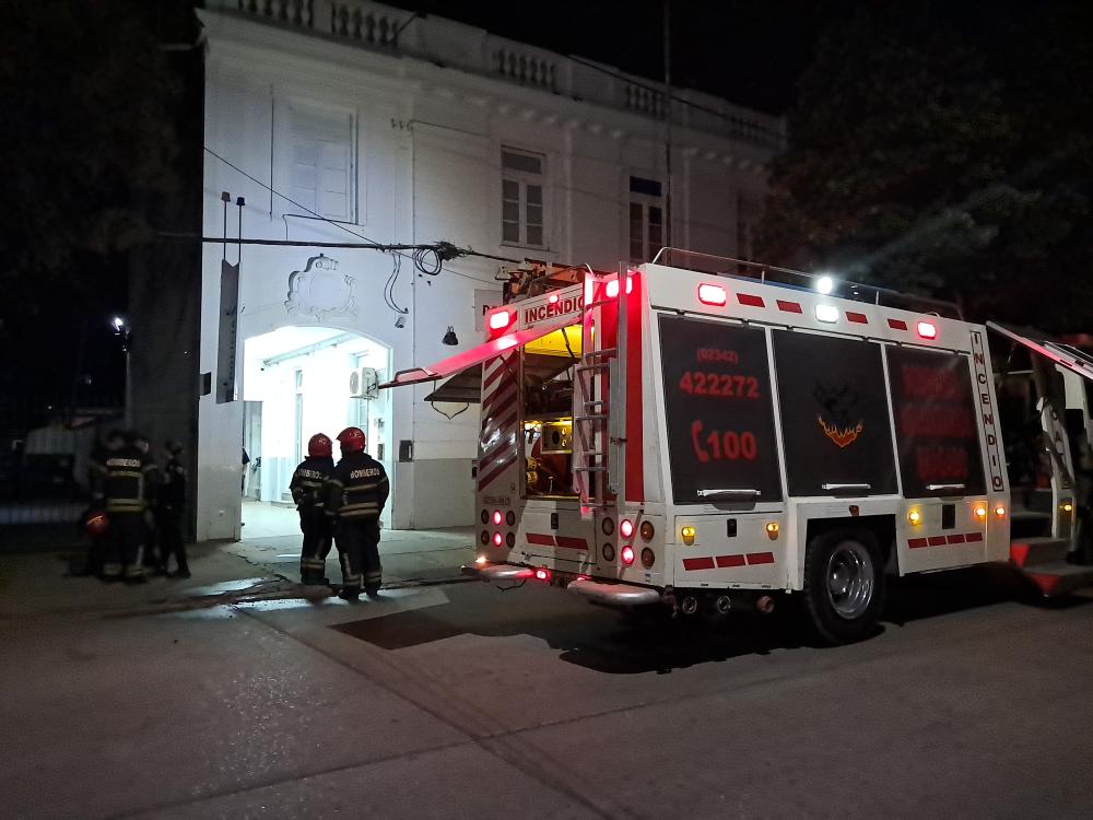 Alboroto por un incendio en la comisaría