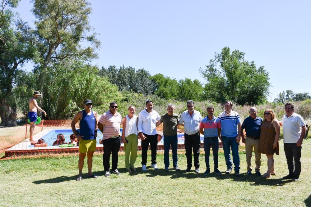 Olascoaga: el intendente acompañó el inicio de Escuelas Abiertas en Verano