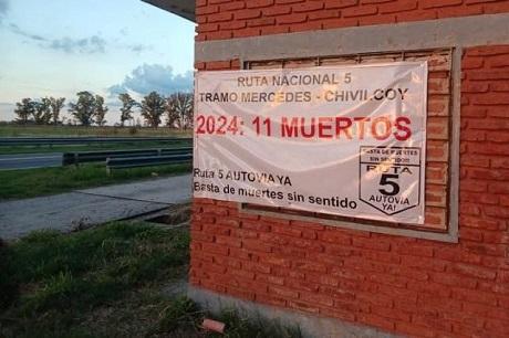 Se multiplican los reclamos visuales en el corredor de la ruta 5