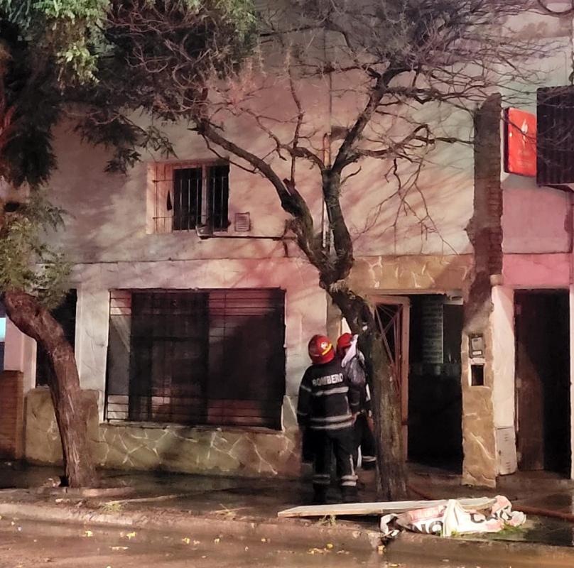 Incendio en una vivienda por un desperfecto eléctrico