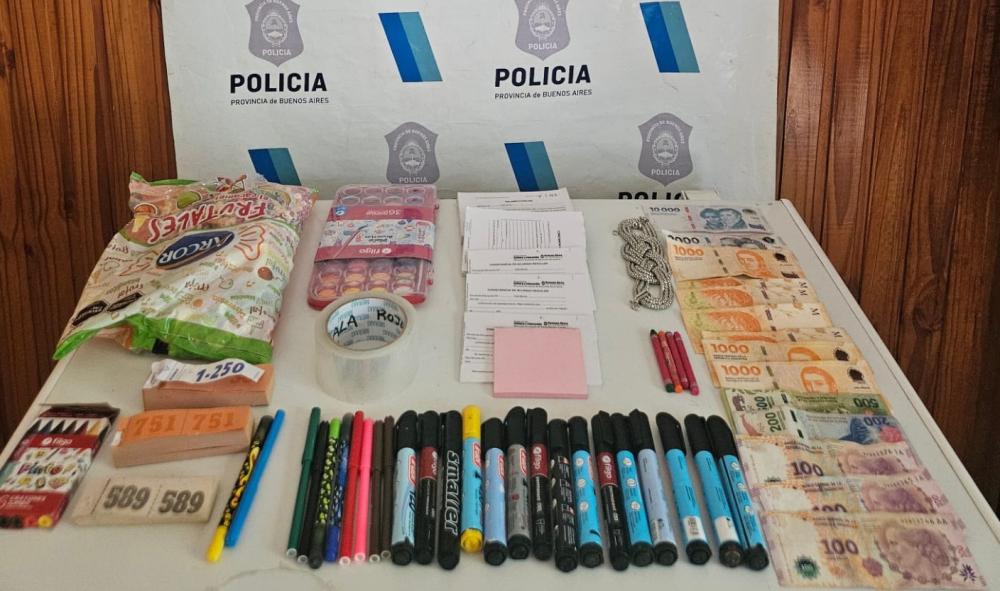En Alberti robaron el dinero de un jardín de Infantes y la policía capturó a dos chicos de 10 y 9 años