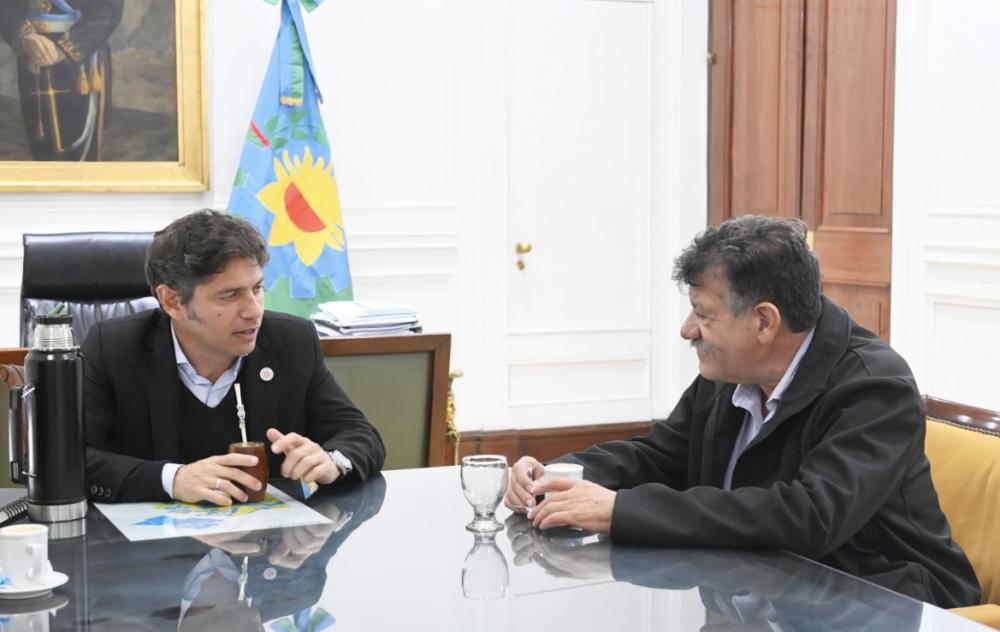 Barenghi fue recibido por Kicillof para dialogar sobre la actualidad del distrito