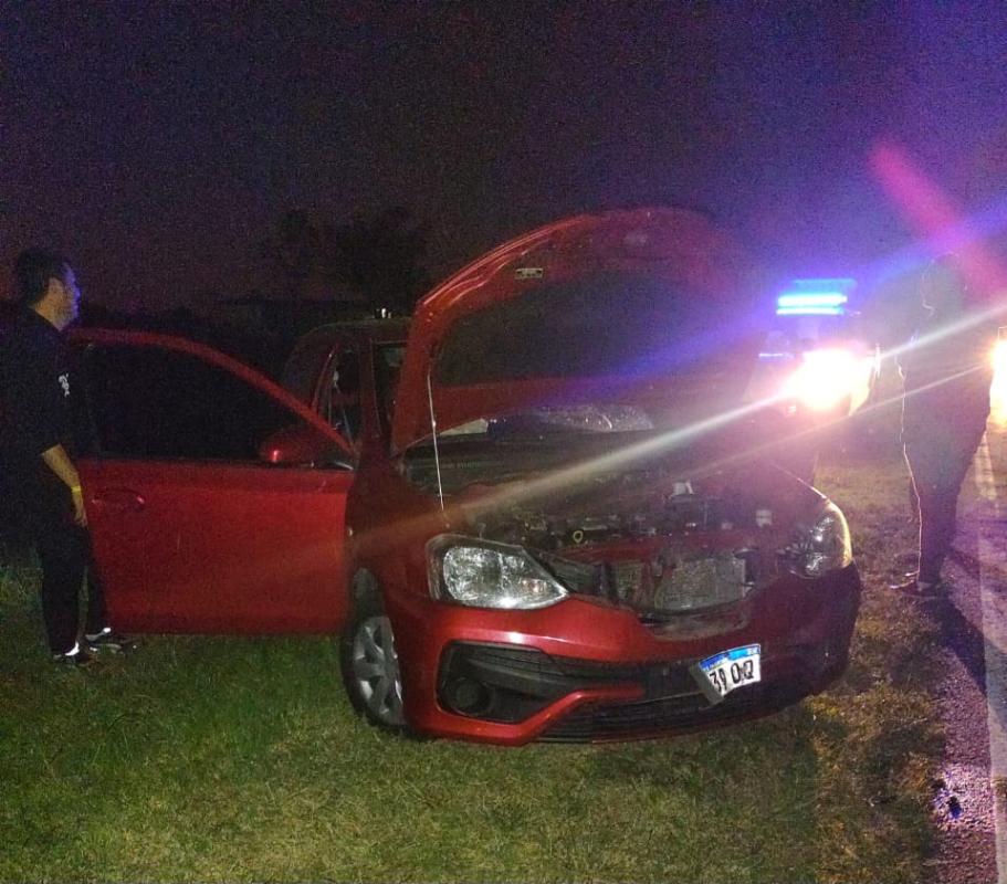 Despiste vehicular en Ruta Nacional 5: sin heridos