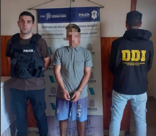 Detienen a un joven por encubrimiento en un caso de homicidio ocurrido en Alberti