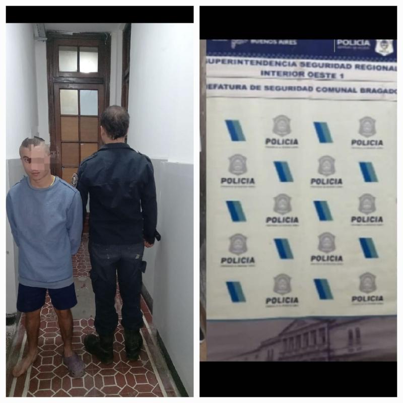 Dos jóvenes aprehendidos por resistencia a la autoridad y arrojar botellas a transeúntes