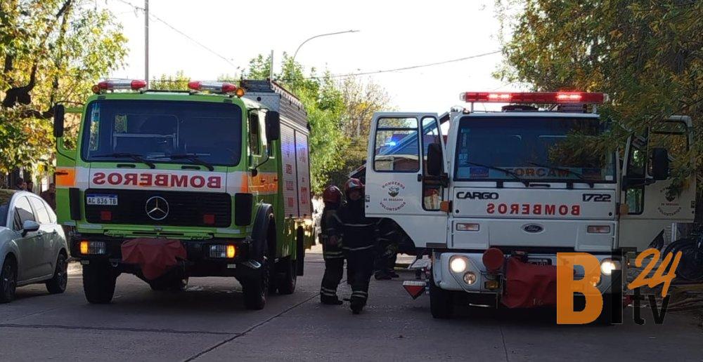 Evacuación en el Colegio San José por un principio de incendio en la casa de las religiosas
